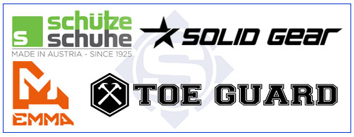 In unserem können Sie Sicherheitsschuhe und Arbeitsschuhe kaufen von folgenden Hersteller: Schütze-Schuhe, EMMA, Solid Gear und TOE GUARD